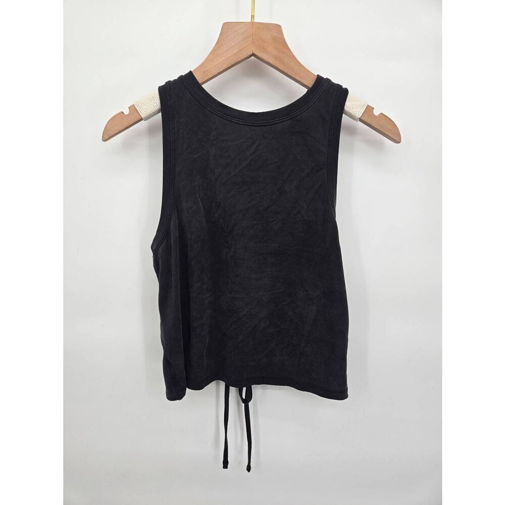 Lululemon Open Tie-Back Tank Top Size 4? Black